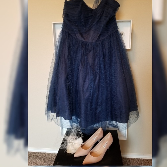 NWOT Unique Vintage lace sweetheart tea dress - Picture 4 of 9